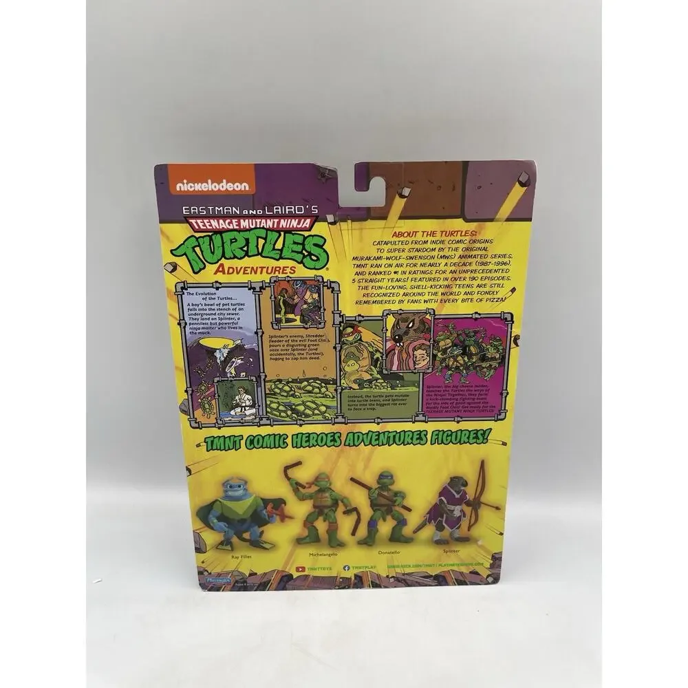 TMNT Donatello Teenage Mutant Ninja Turtles Classic Adventure Heroes Figure New